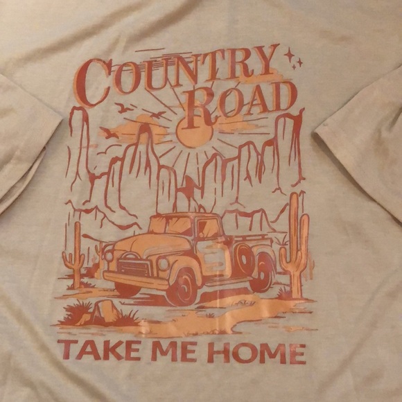 Size Small from SHEIN. Never worn. “Country road take me home” - Picture 3 of 4
